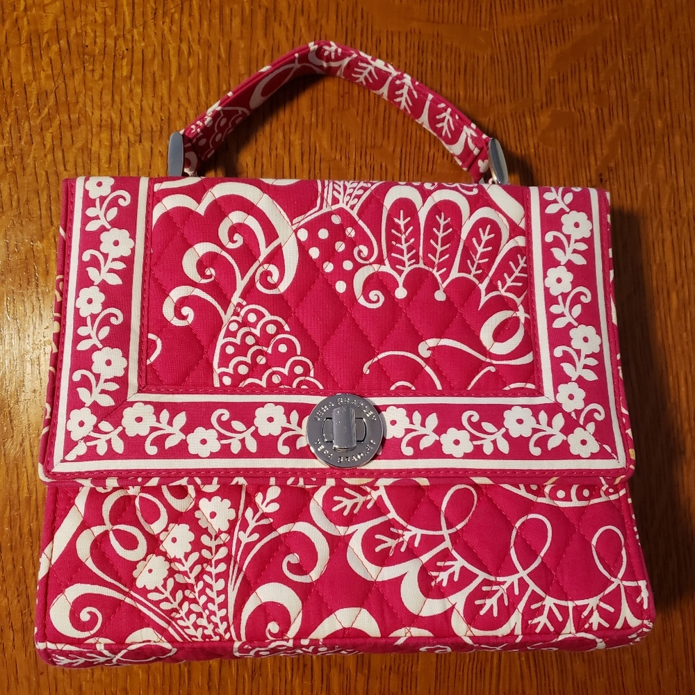 NWT Vera Bradley Julia Purse in Twirly Birds Pink